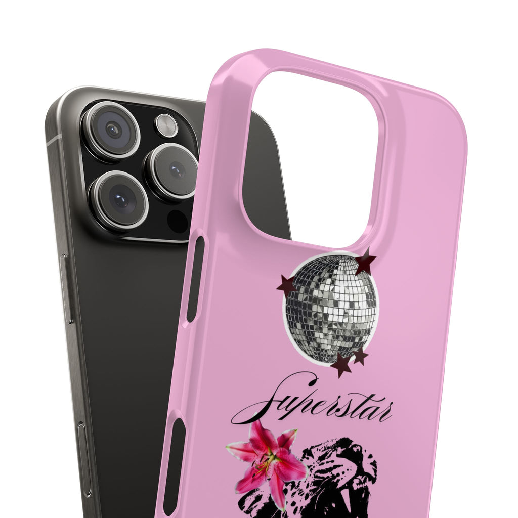 Pink Disco Cheetah "Superstar".