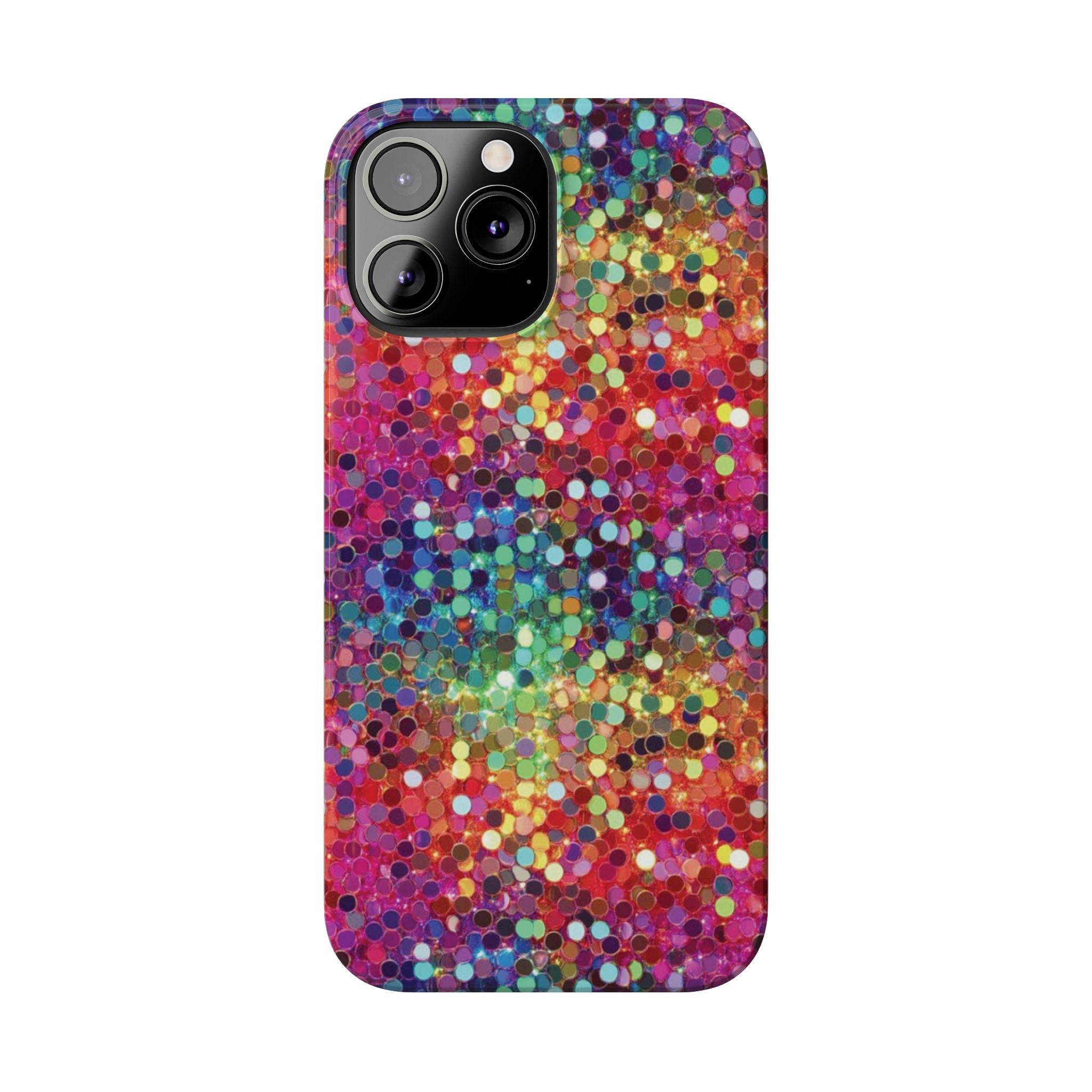 Colorful Glitter Confetti Dot Galaxy Pattern