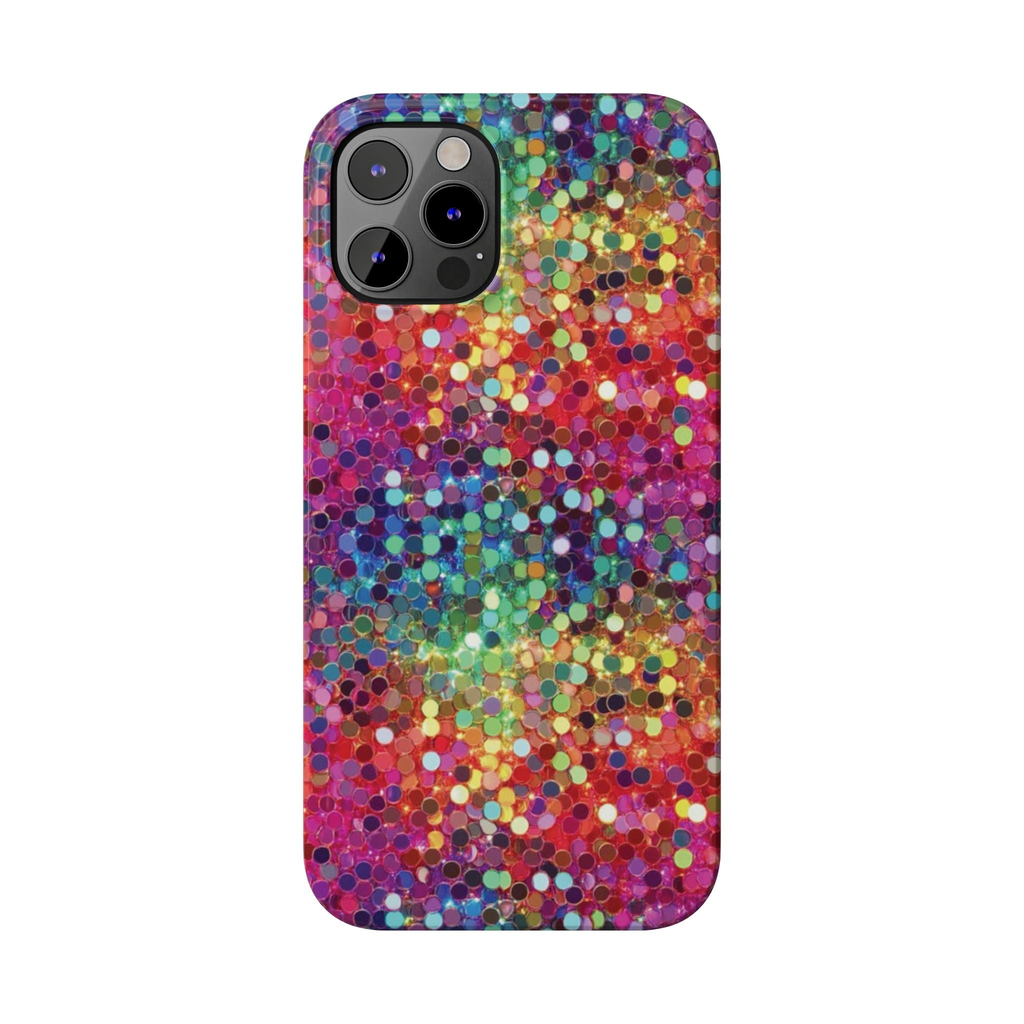Colorful Glitter Confetti Dot Galaxy Pattern