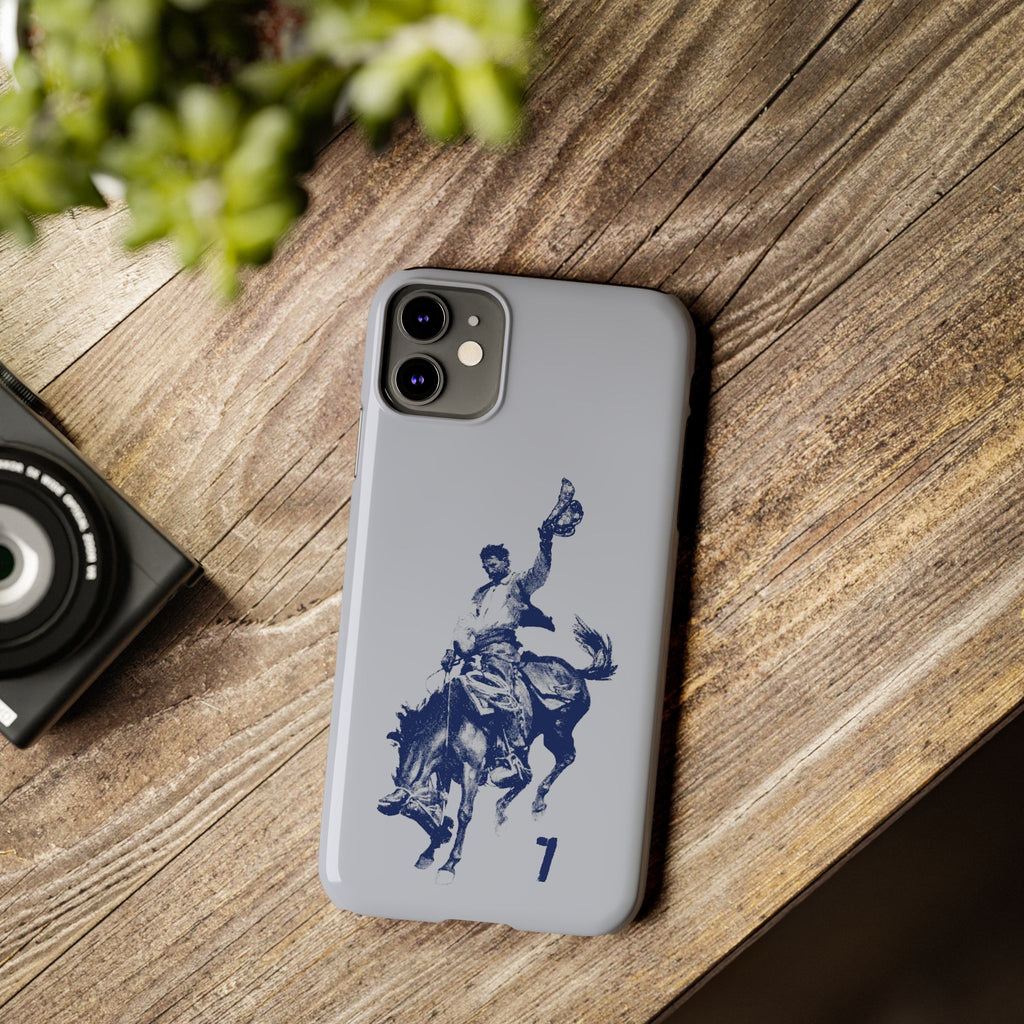 Vintage Rodeo Cowboy Illustration Slim Protective Case