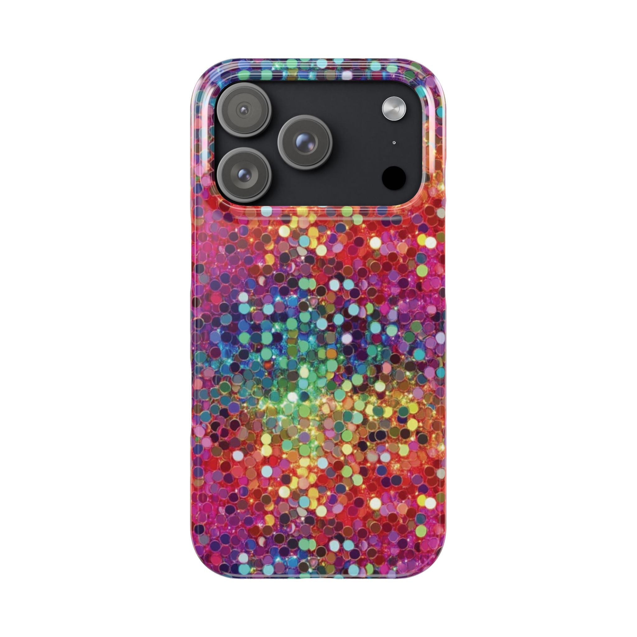 Colorful Glitter Confetti Dot Galaxy Pattern