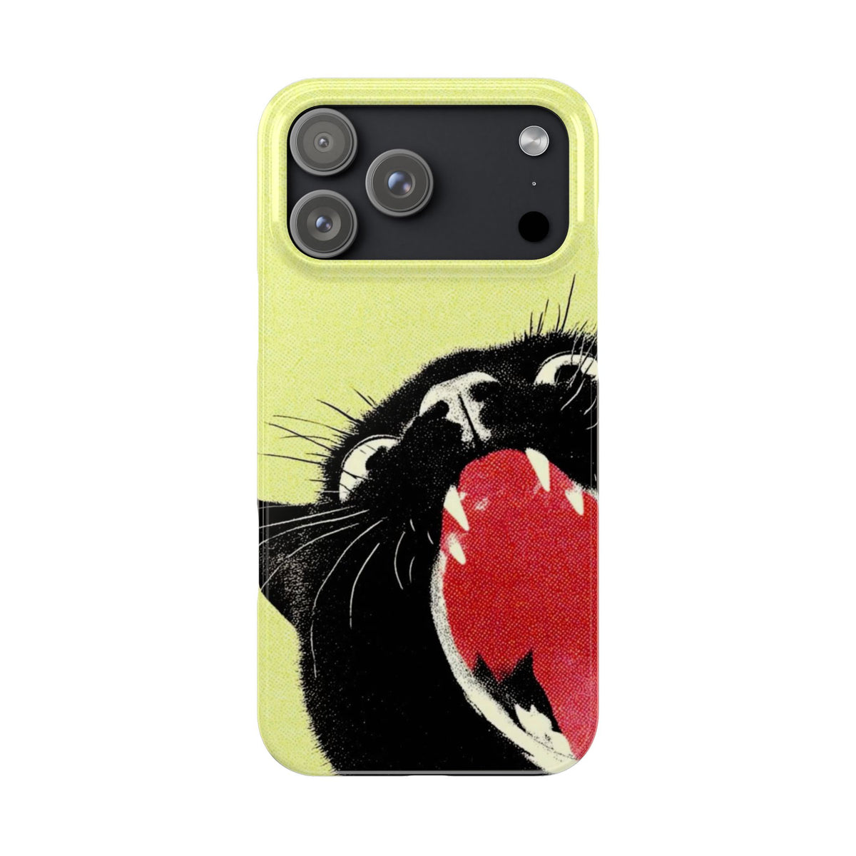 Black Cat Cute Retro Kitty Phone Cover
