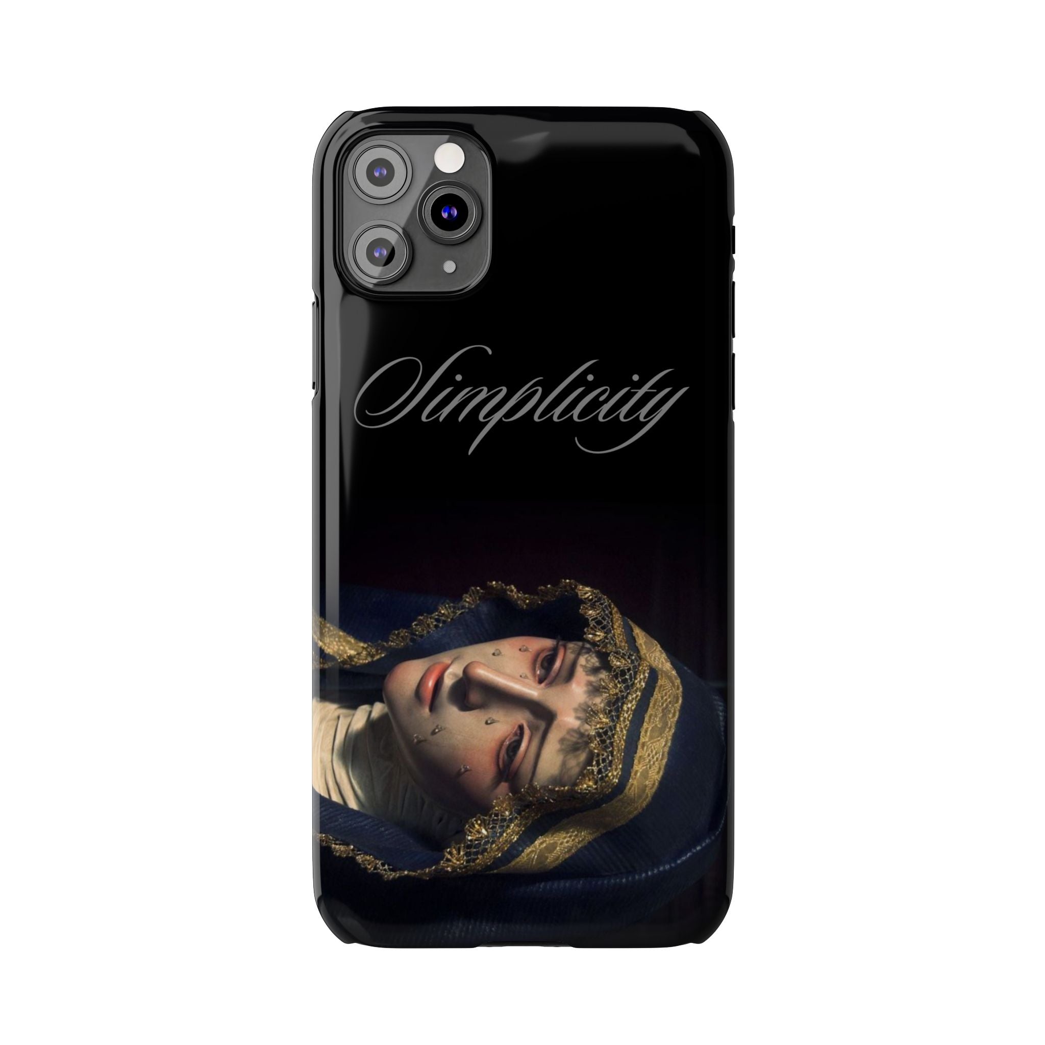 Simplicity Portrait Slim Phone Case — Elegant Vintage Art Cover