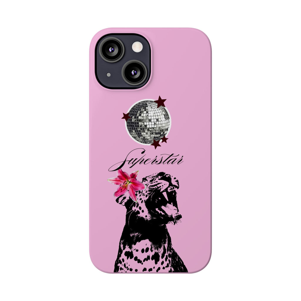 Pink Disco Cheetah "Superstar".