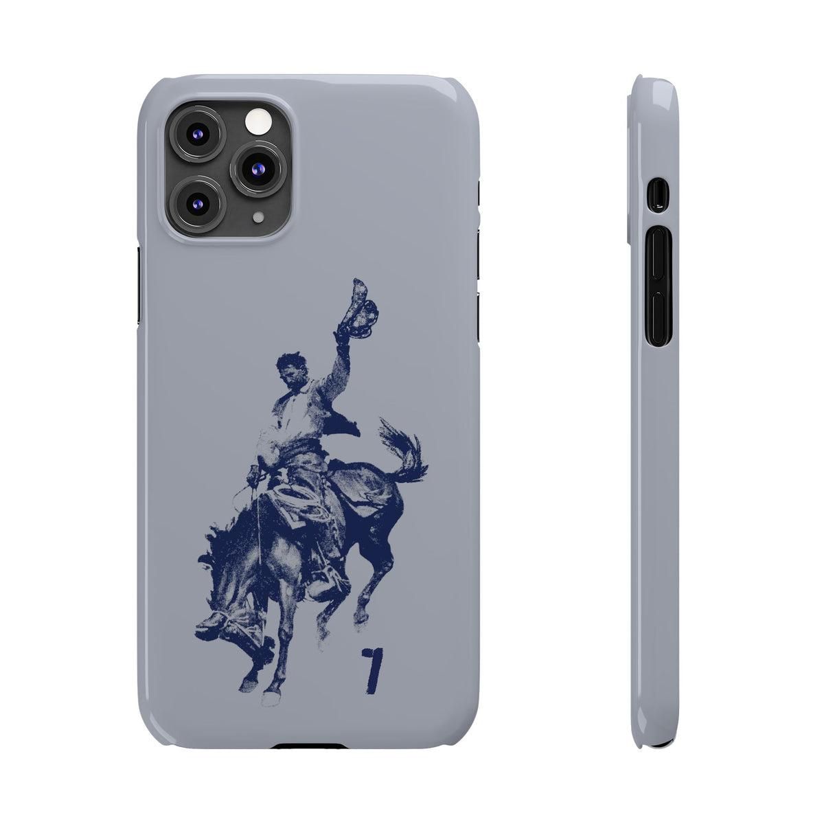Vintage Rodeo Cowboy Illustration Slim Protective Case