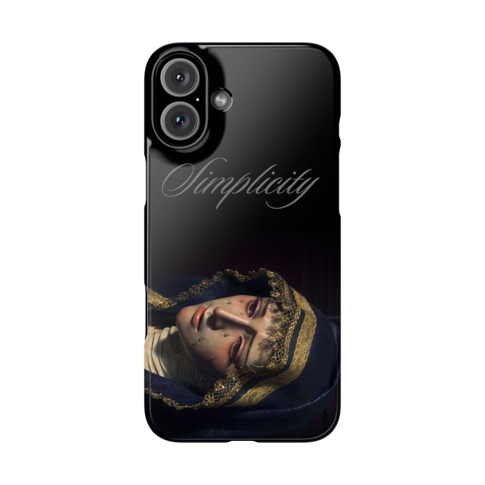 Simplicity Portrait Slim Phone Case — Elegant Vintage Art Cover