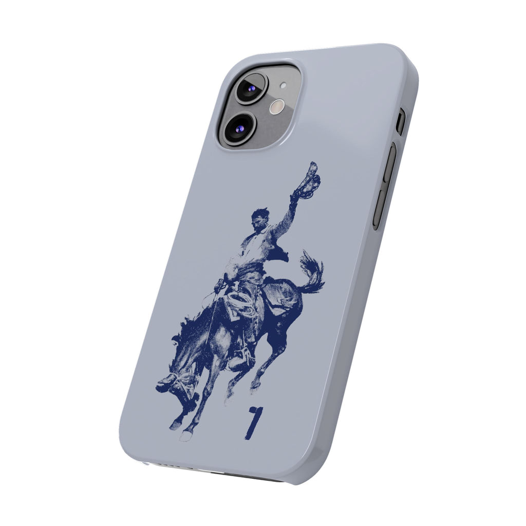Vintage Rodeo Cowboy Illustration Slim Protective Case