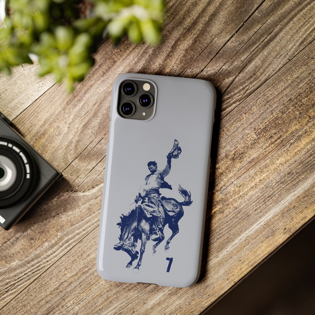 Vintage Rodeo Cowboy Illustration Slim Protective Case