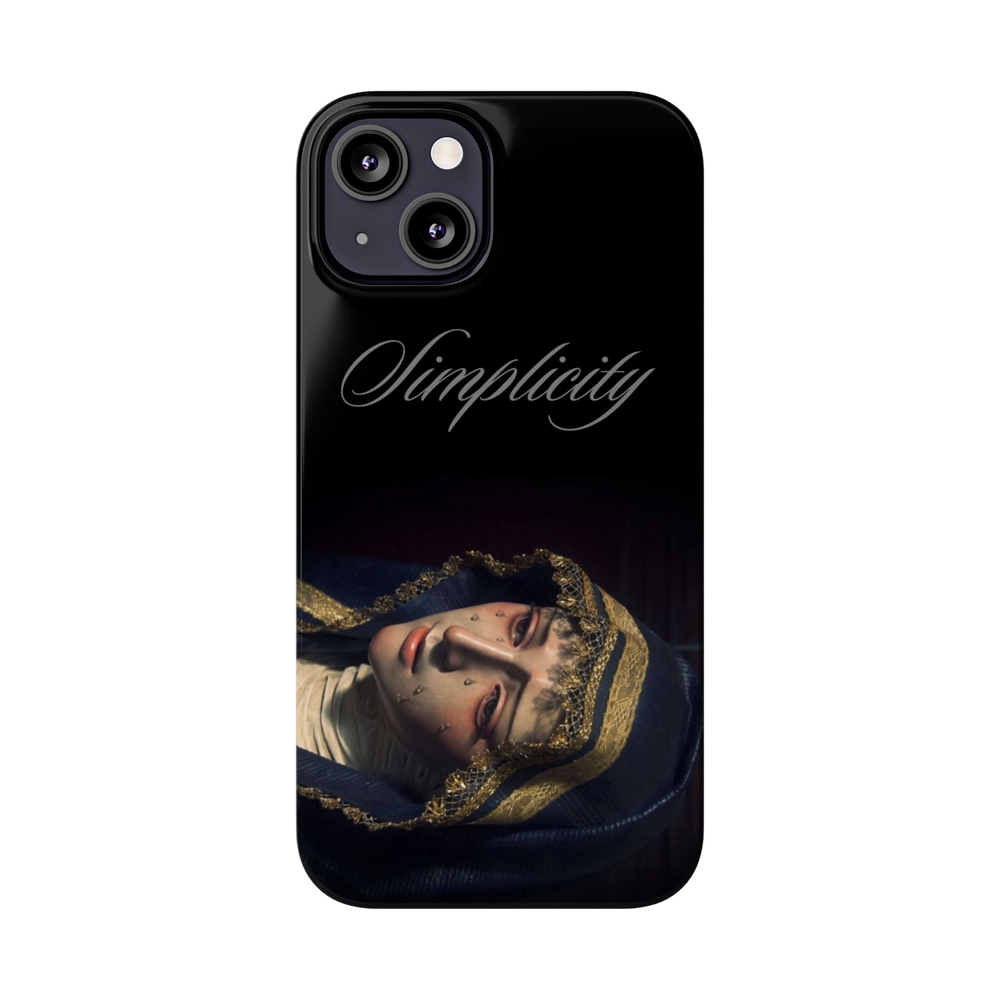 Simplicity Portrait Slim Phone Case — Elegant Vintage Art Cover