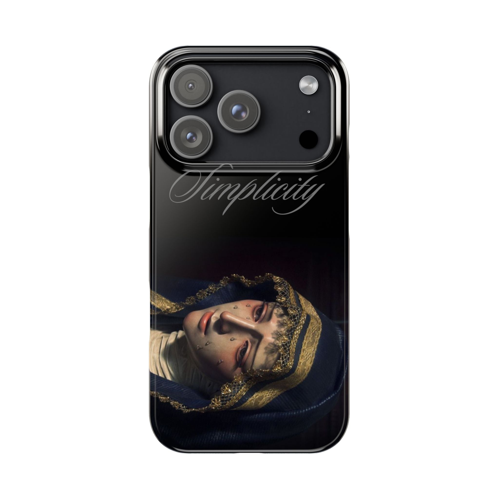 Simplicity Portrait Slim Phone Case — Elegant Vintage Art Cover