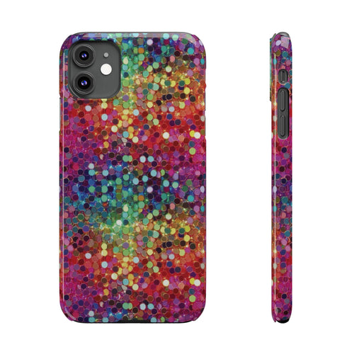 Colorful Glitter Confetti Dot Galaxy Pattern