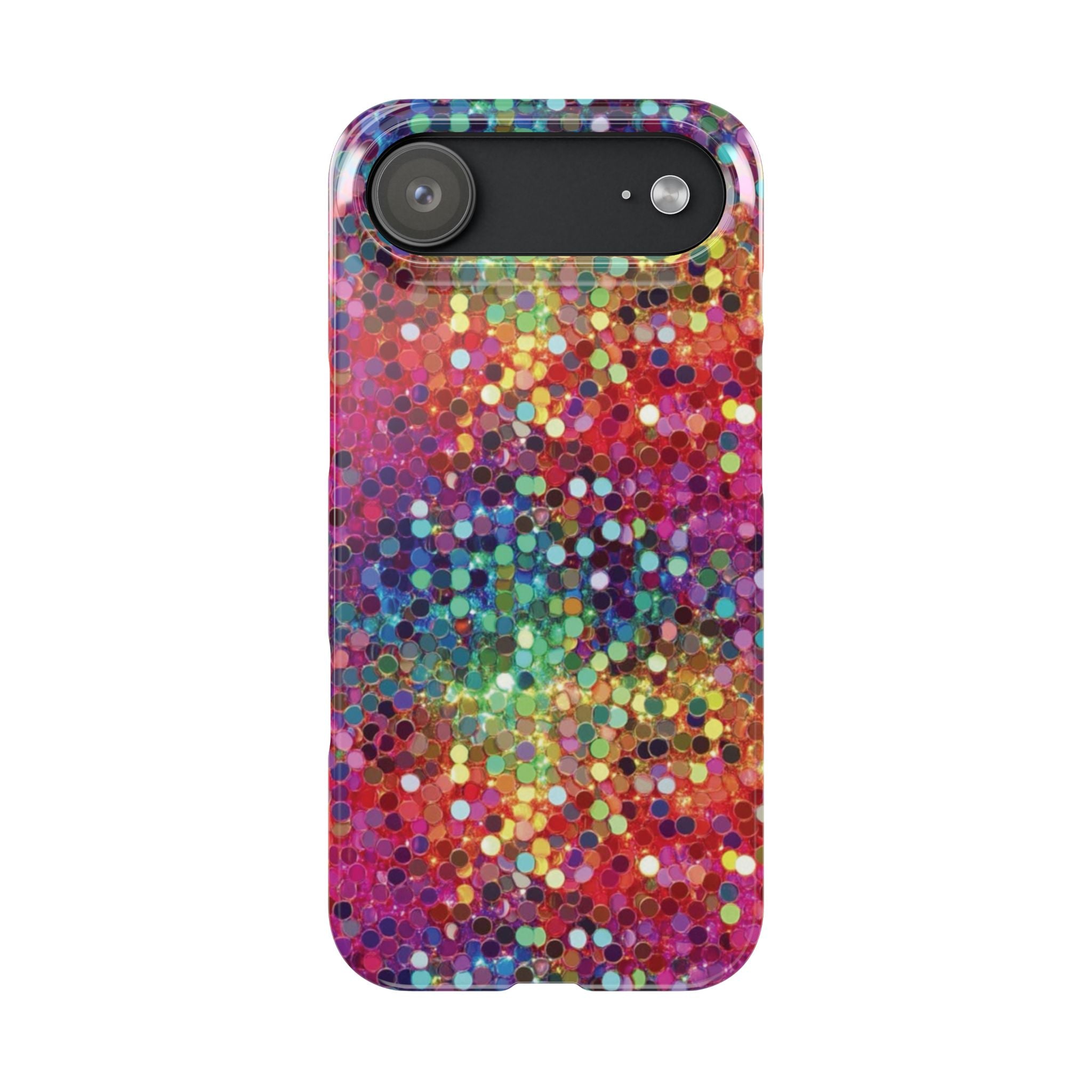 Colorful Glitter Confetti Dot Galaxy Pattern