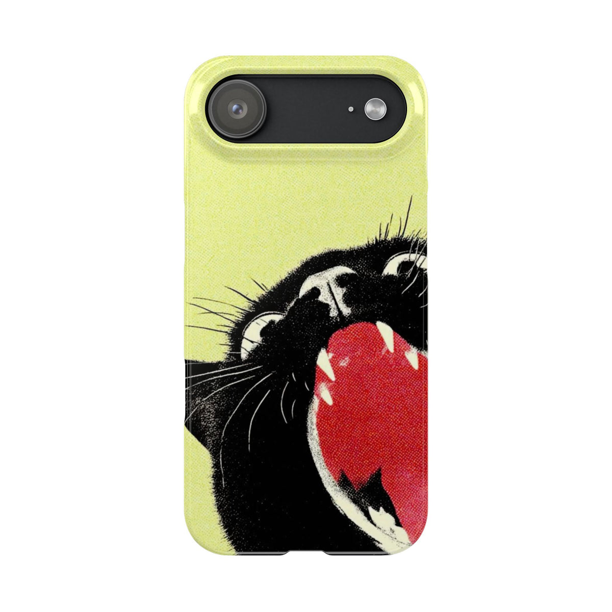Black Cat Cute Retro Kitty Phone Cover