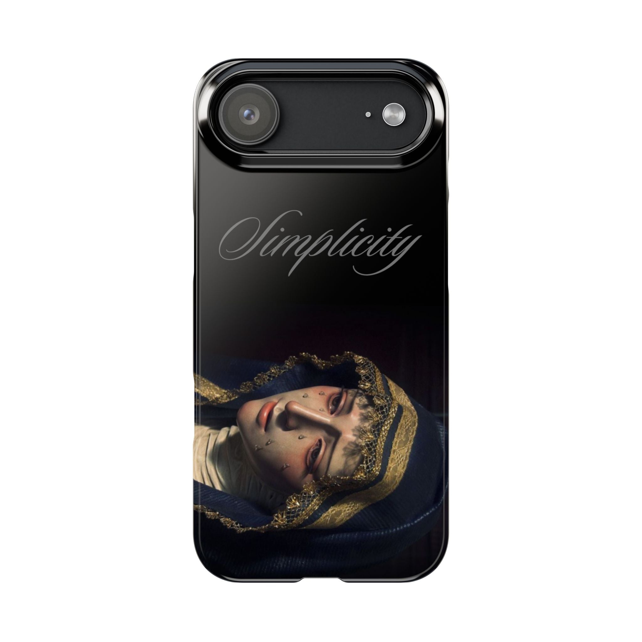 Simplicity Portrait Slim Phone Case — Elegant Vintage Art Cover
