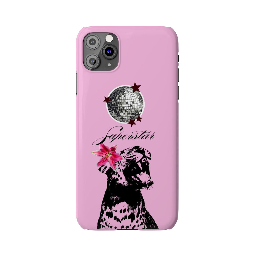 Pink Disco Cheetah "Superstar".