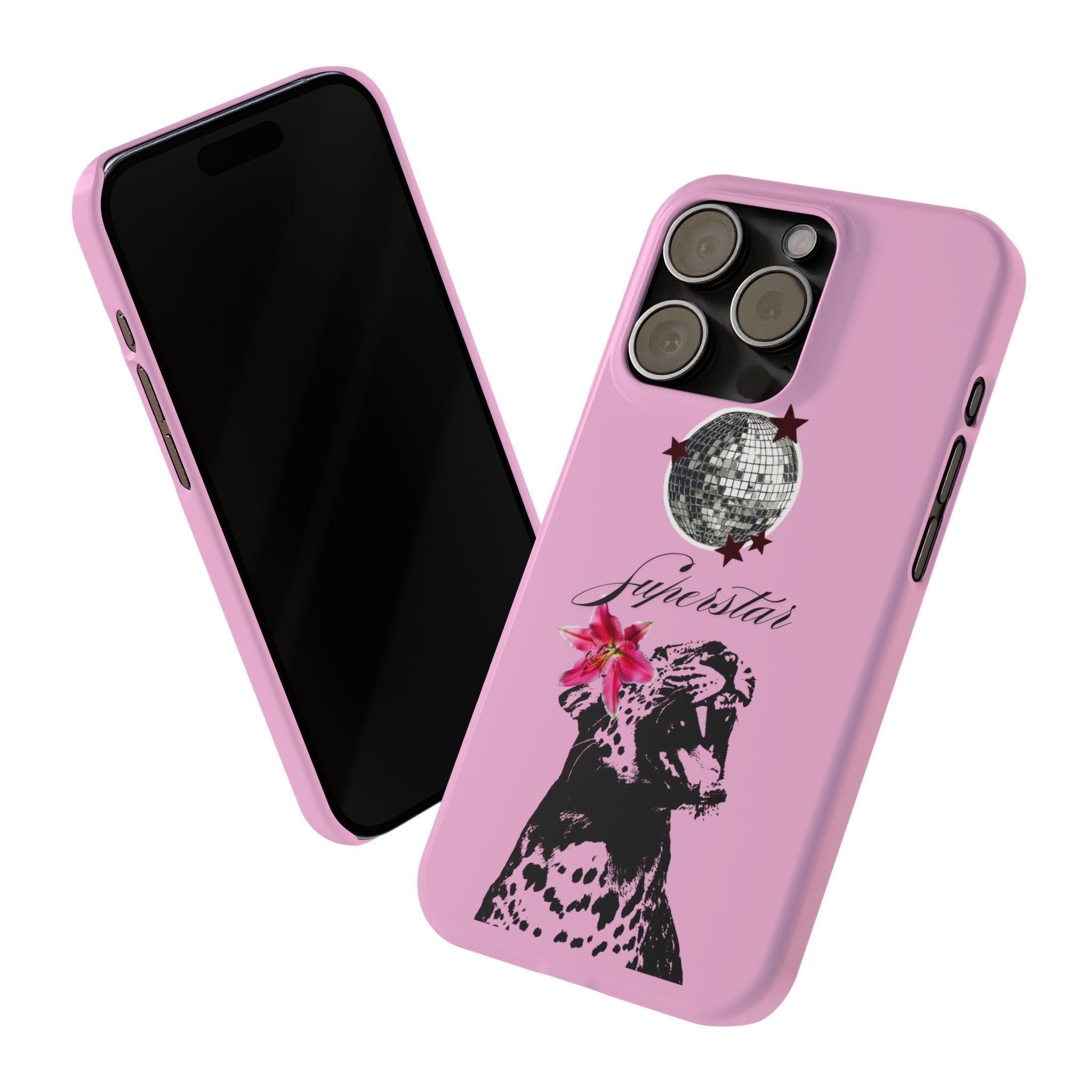 Pink Disco Cheetah "Superstar".