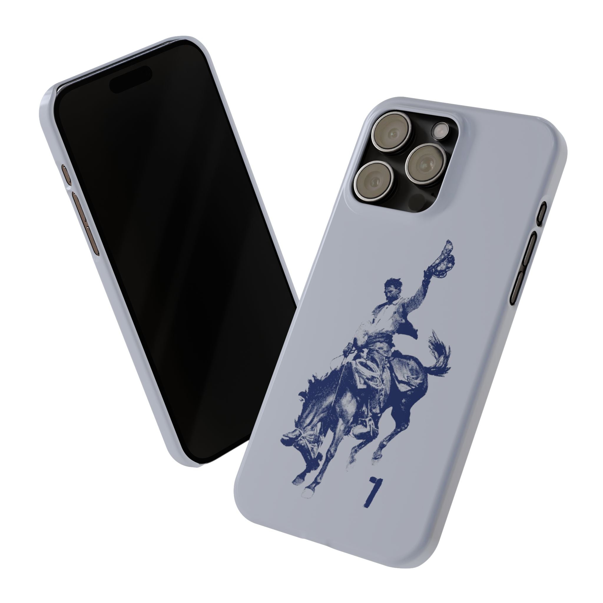 Vintage Rodeo Cowboy Illustration Slim Protective Case