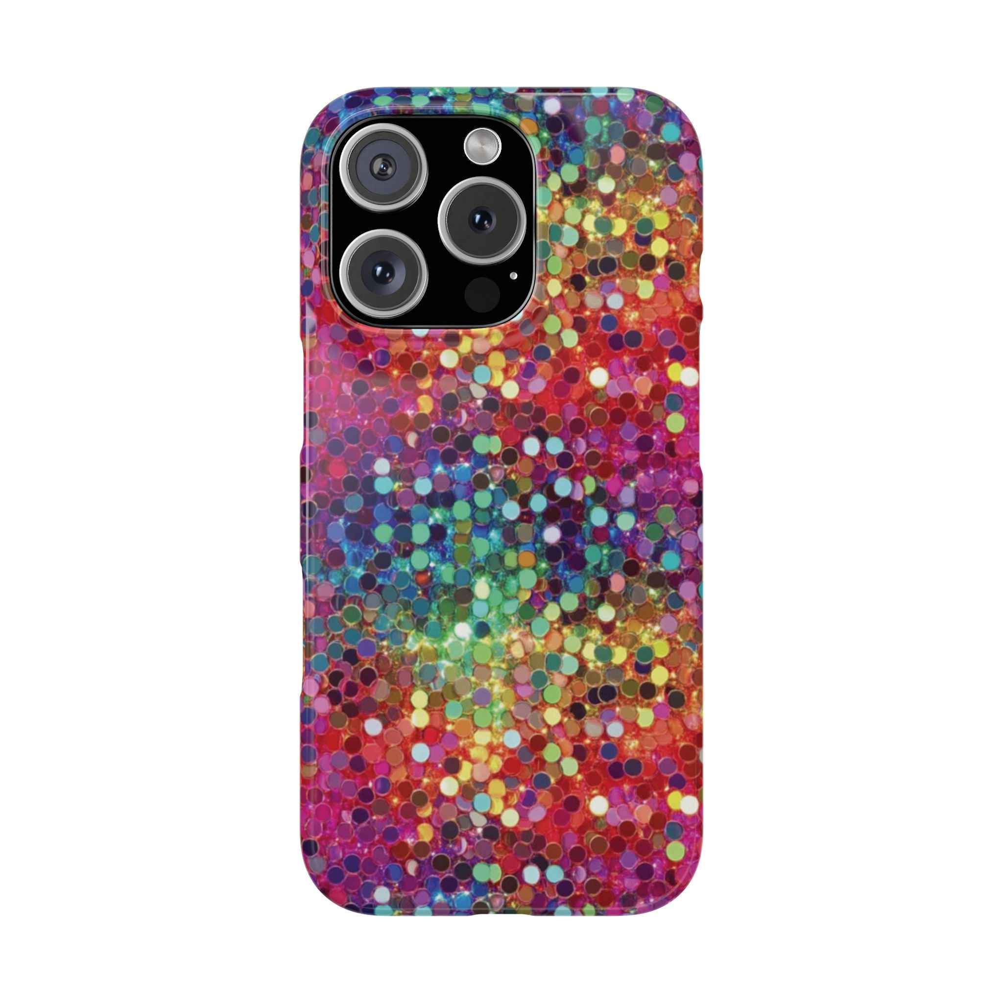 Colorful Glitter Confetti Dot Galaxy Pattern