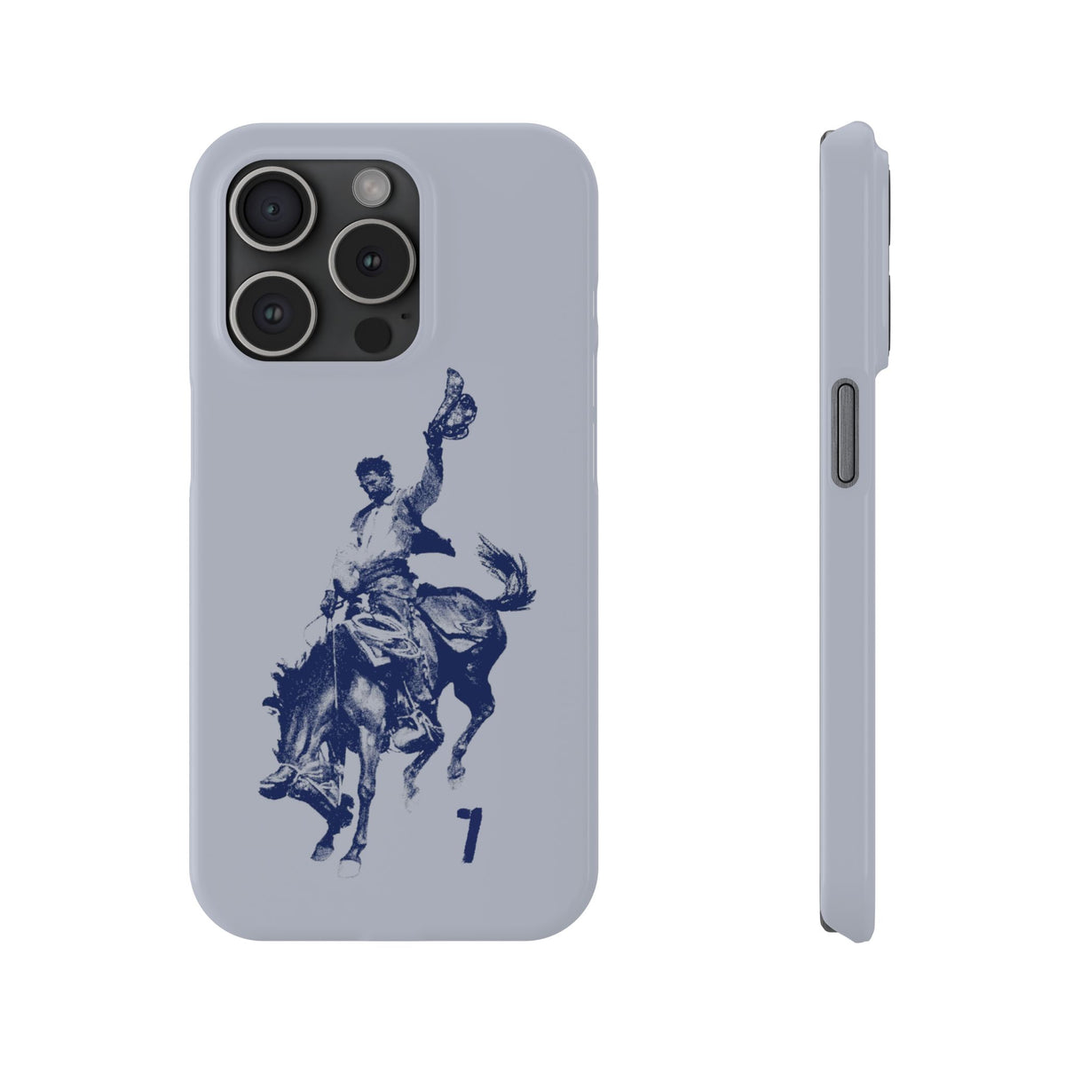 Vintage Rodeo Cowboy Illustration Slim Protective Case