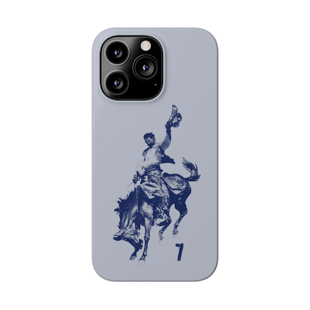 Vintage Rodeo Cowboy Illustration Slim Protective Case