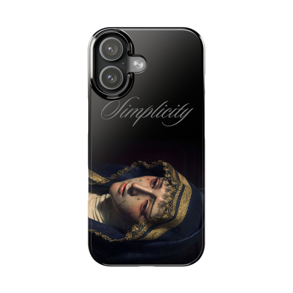 Simplicity Portrait Slim Phone Case — Elegant Vintage Art Cover