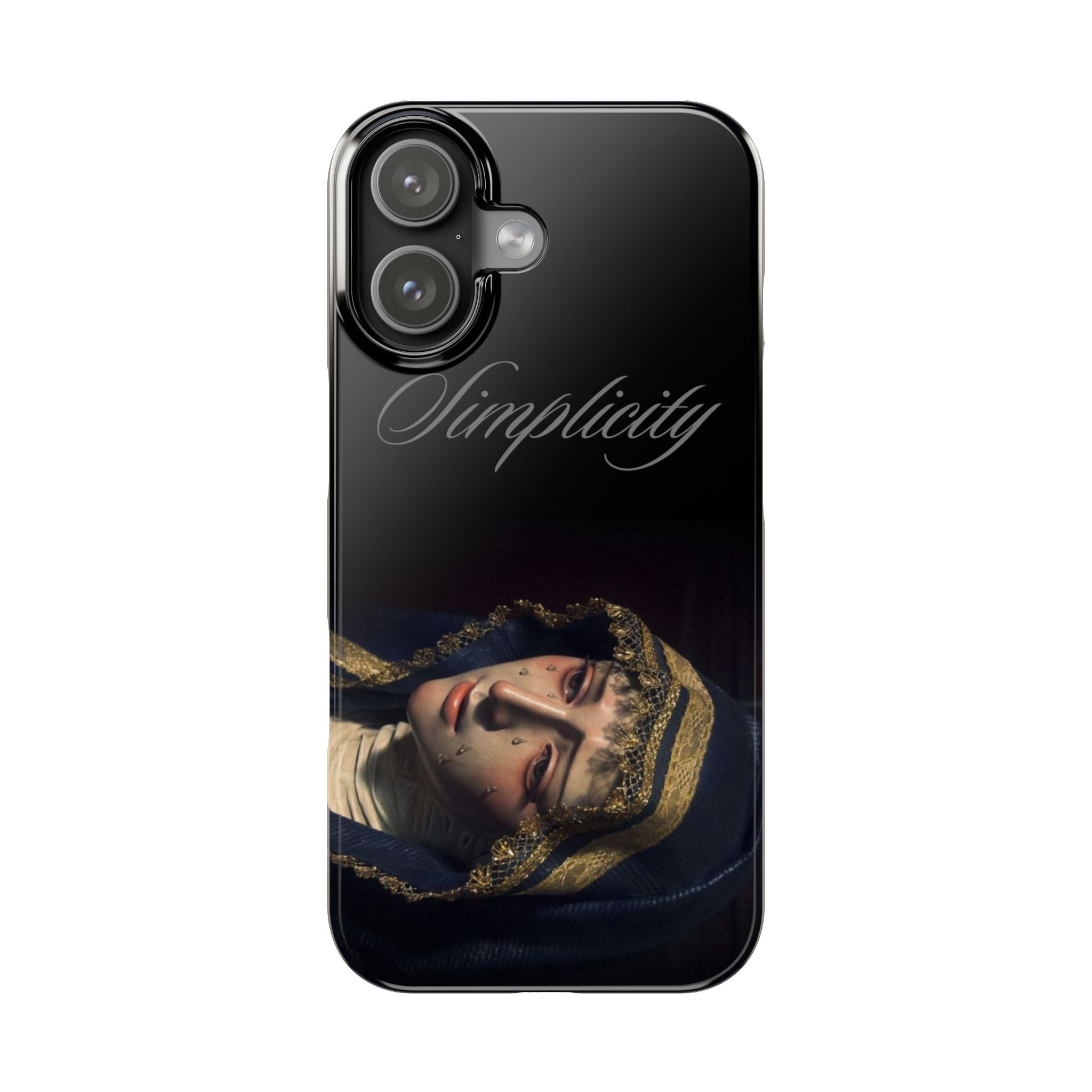 Simplicity Portrait Slim Phone Case — Elegant Vintage Art Cover