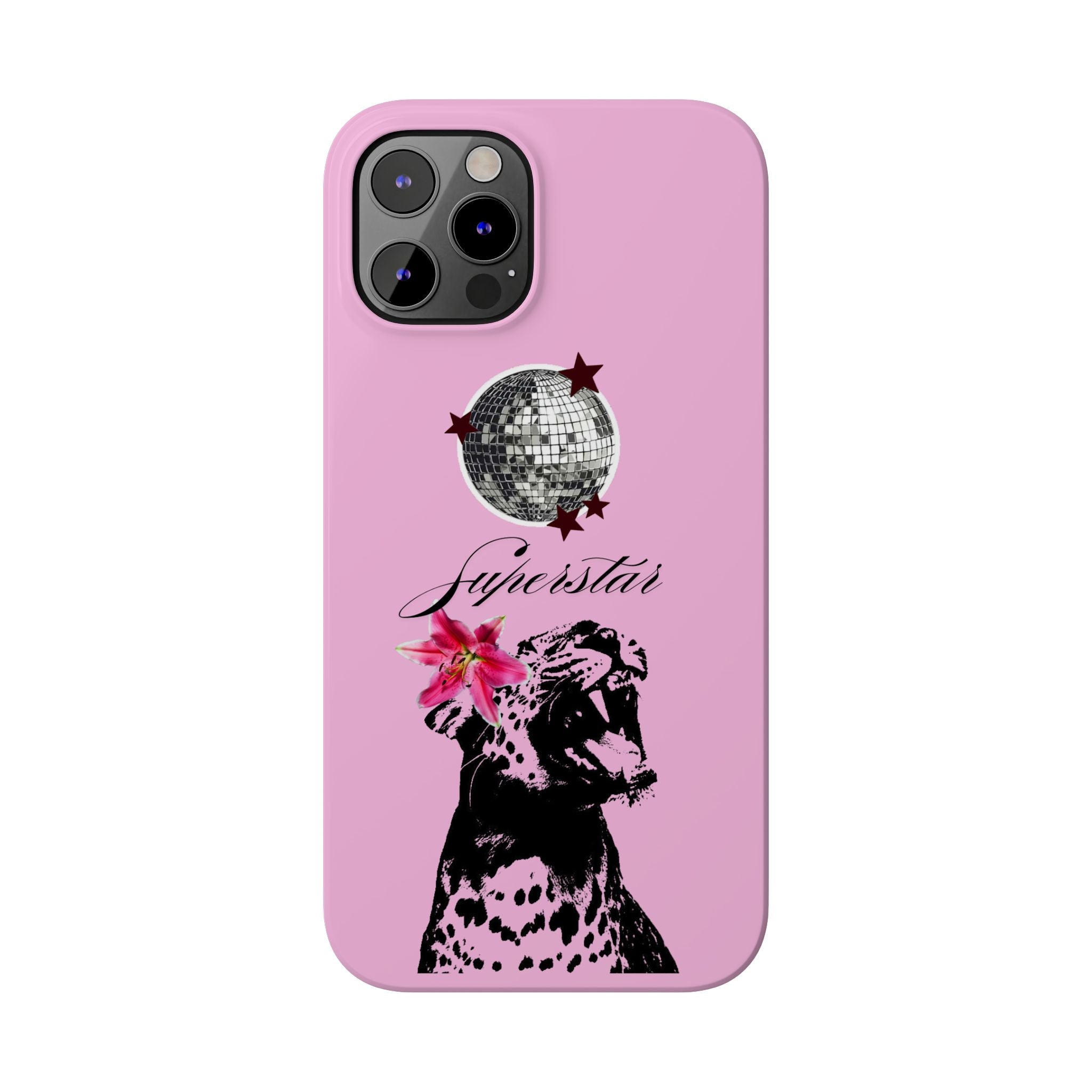 Pink Disco Cheetah "Superstar".