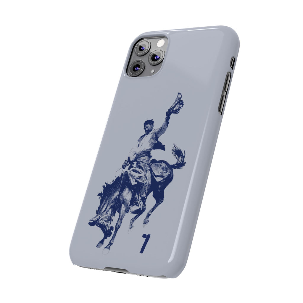 Vintage Rodeo Cowboy Illustration Slim Protective Case