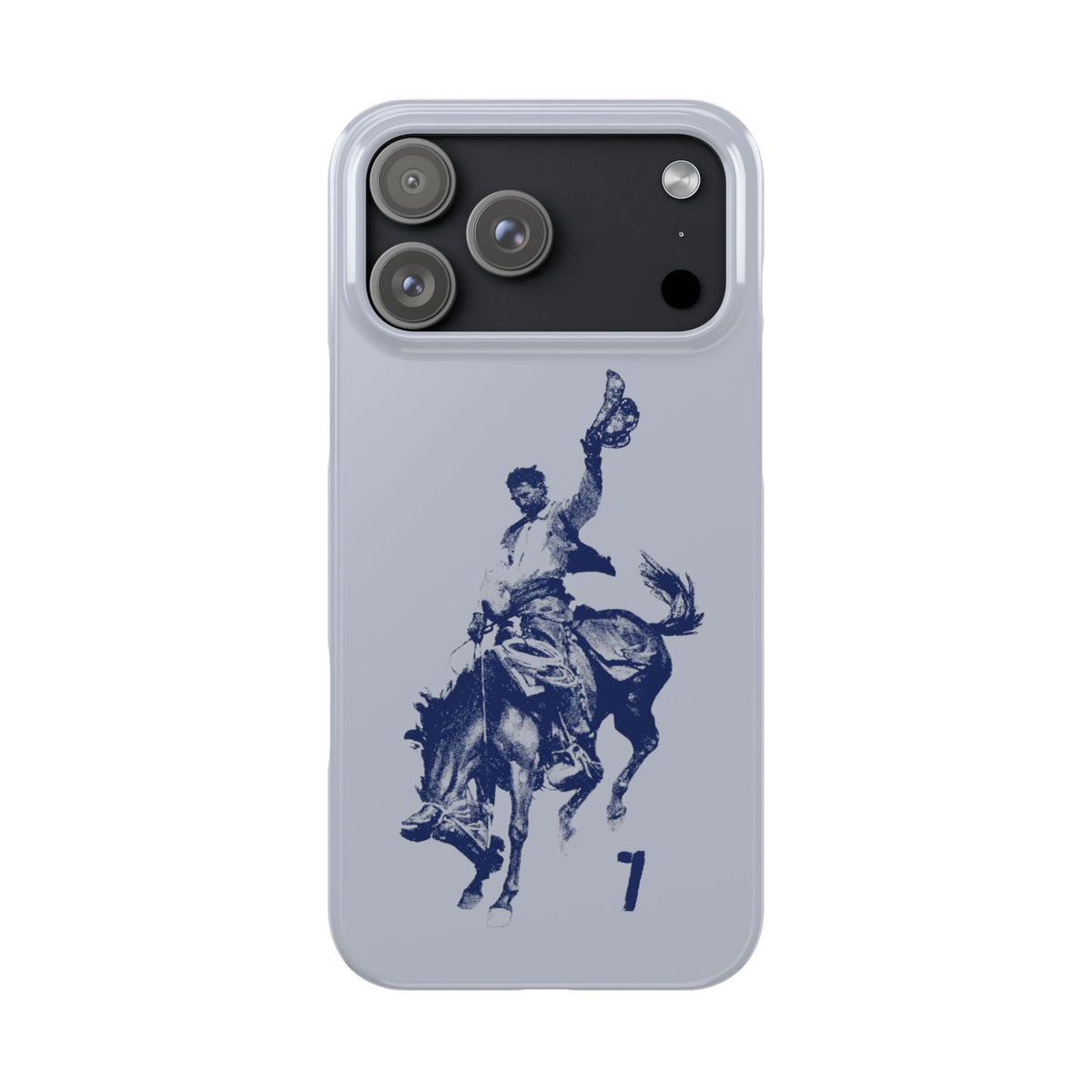 Vintage Rodeo Cowboy Illustration Slim Protective Case