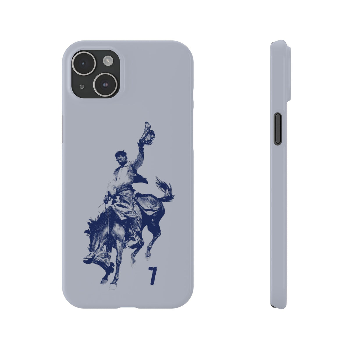 Vintage Rodeo Cowboy Illustration Slim Protective Case