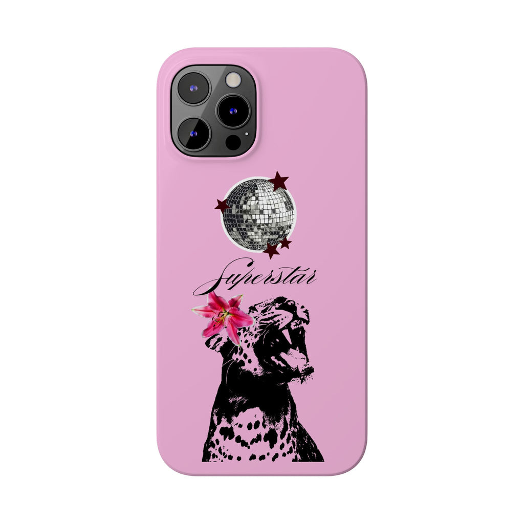 Pink Disco Cheetah "Superstar".