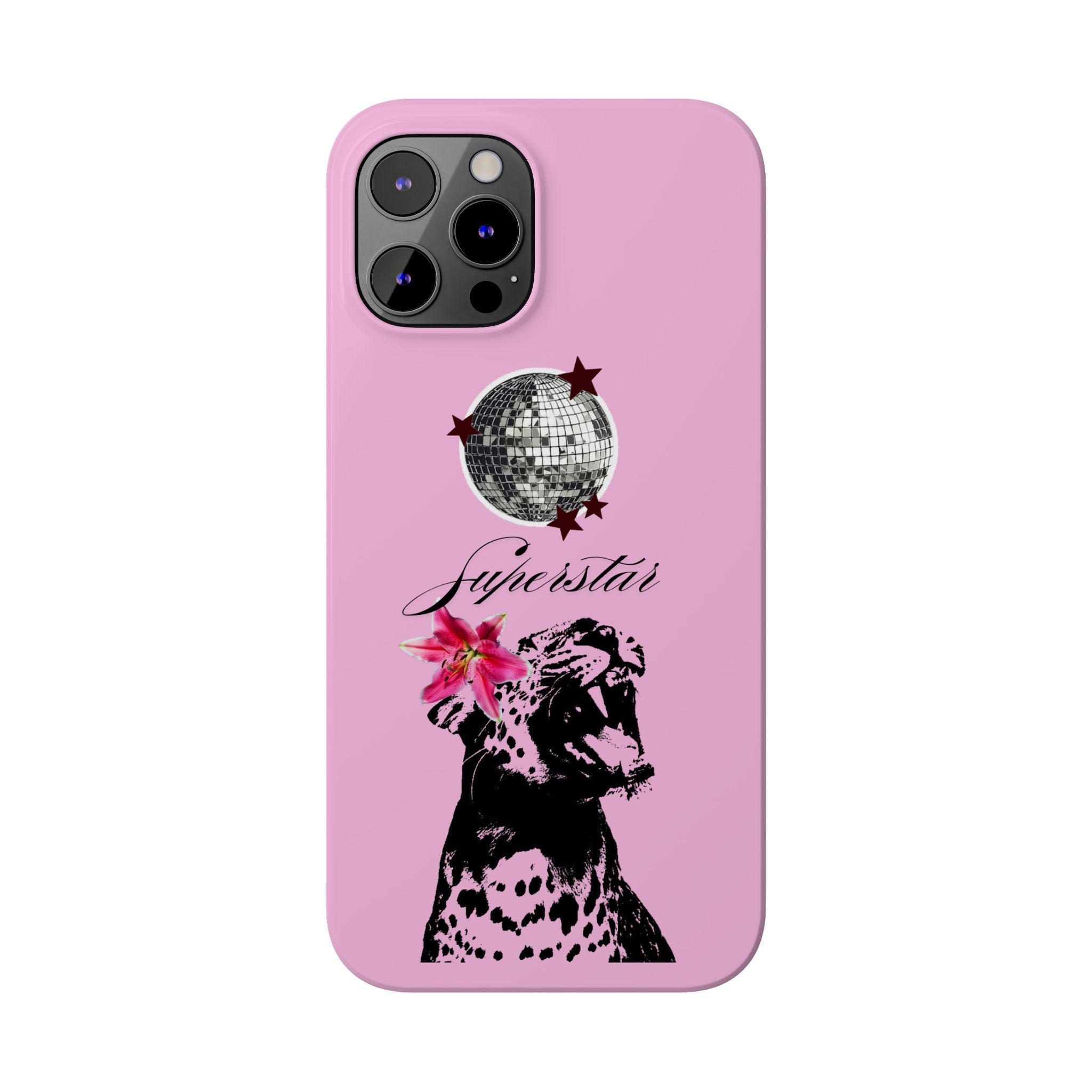 Pink Disco Cheetah "Superstar".