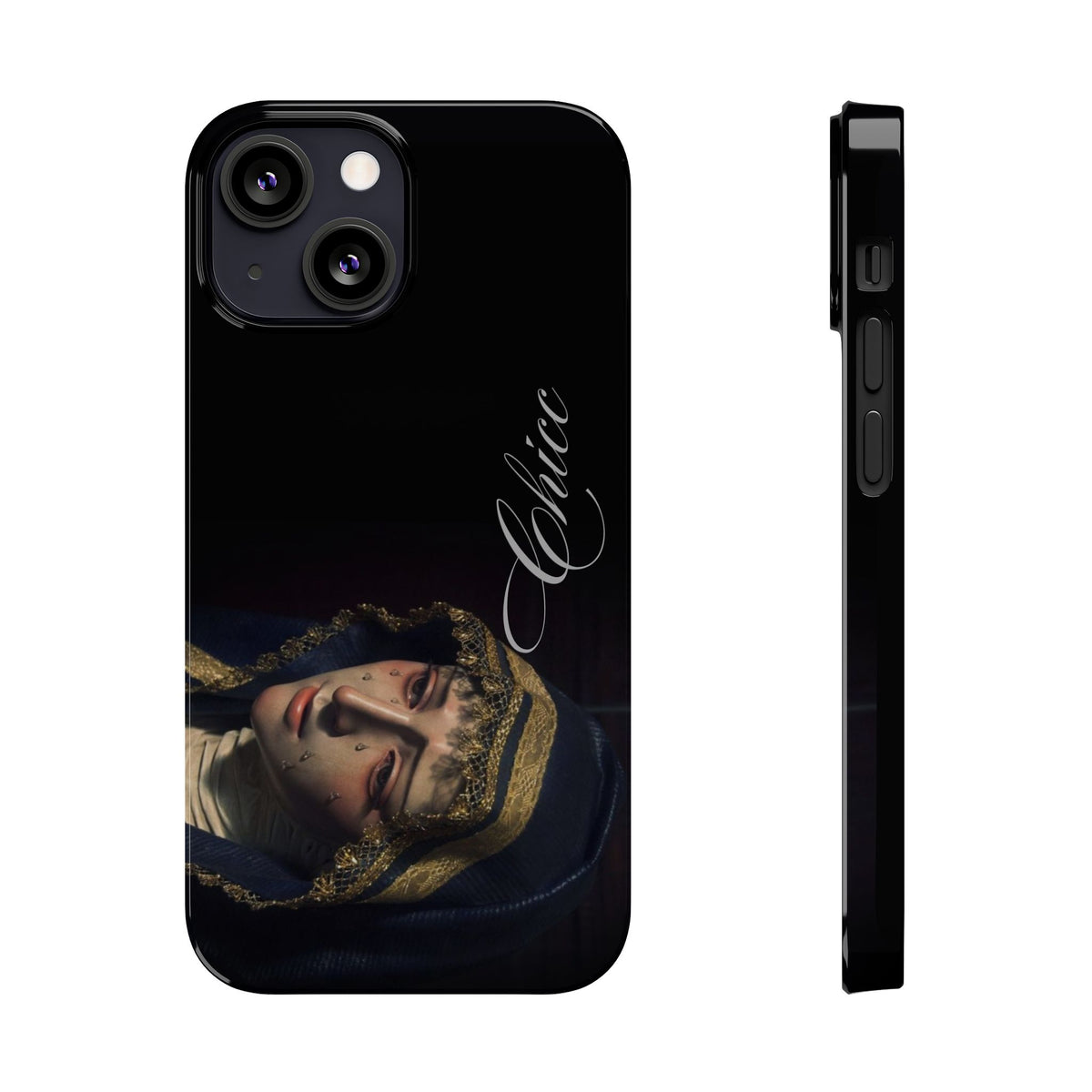 Simplicity Portrait Slim Phone Case — Elegant Vintage Art Cover