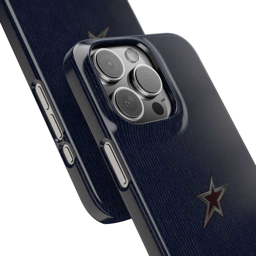 Navy Star Accent with Red 777 Monogram