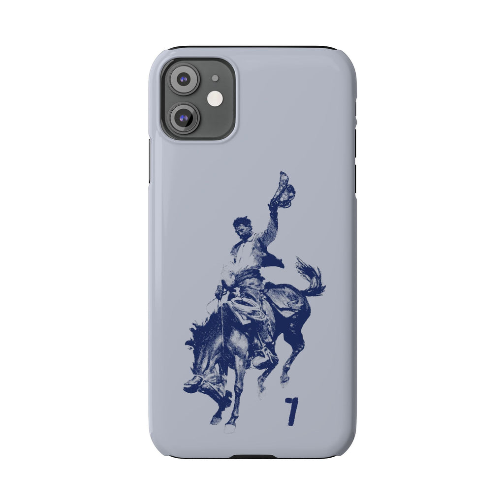 Vintage Rodeo Cowboy Illustration Slim Protective Case