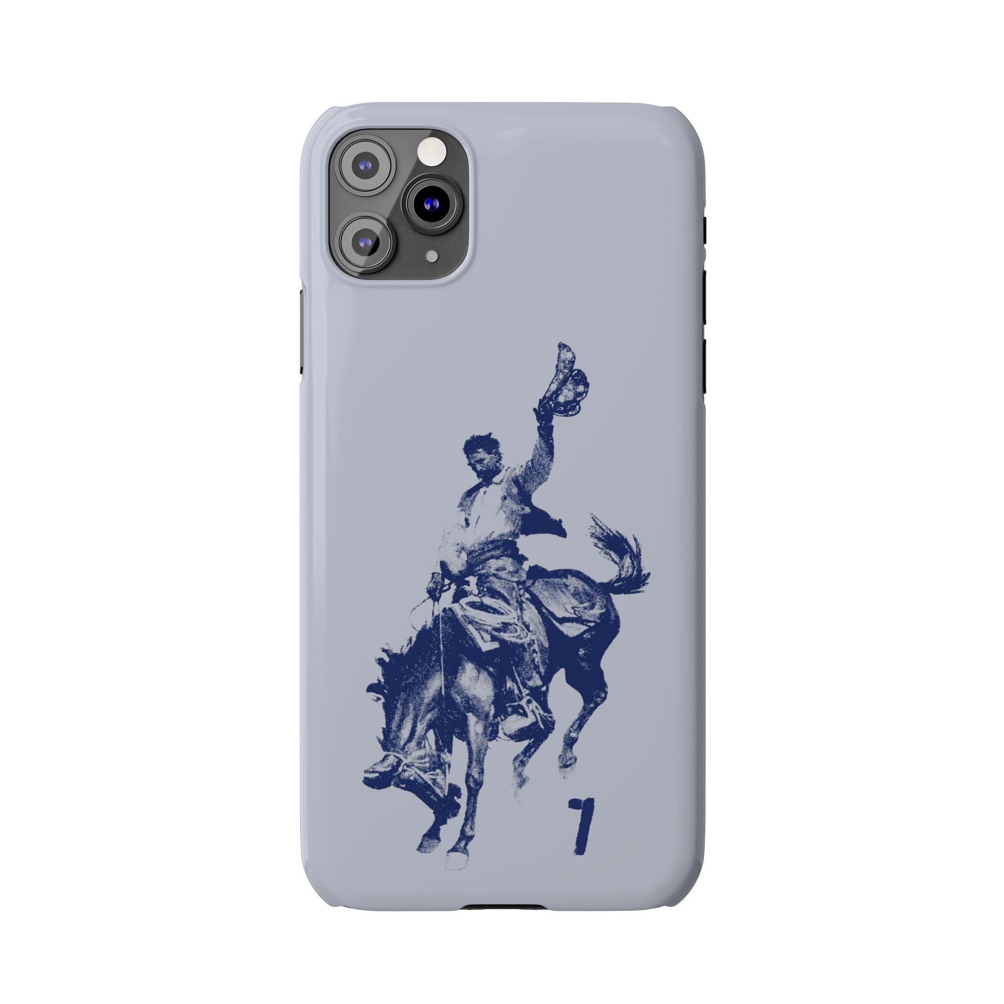 Vintage Rodeo Cowboy Illustration Slim Protective Case