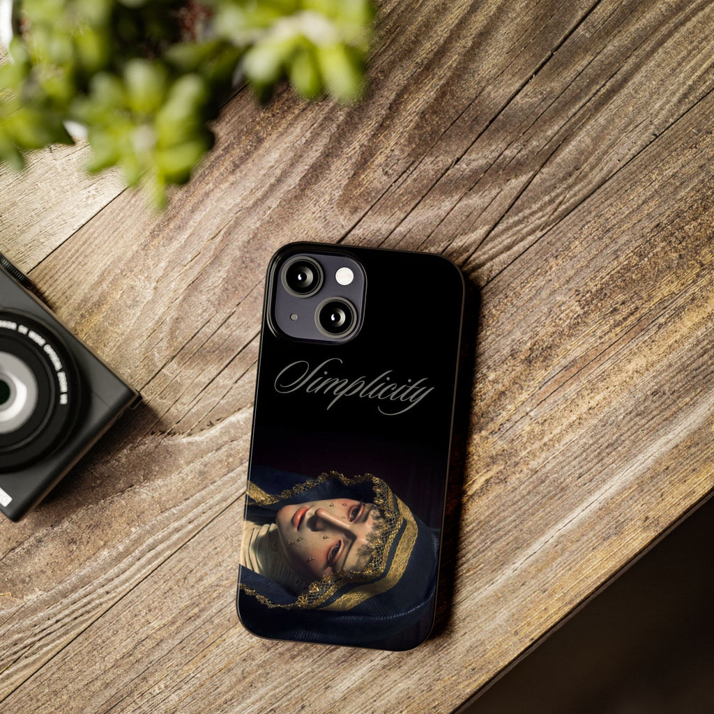 Simplicity Portrait Slim Phone Case — Elegant Vintage Art Cover