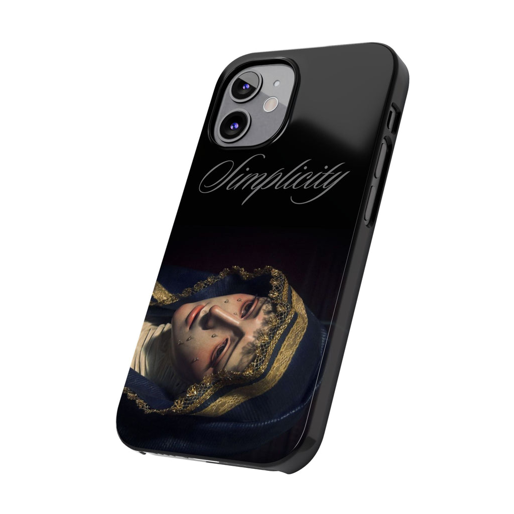Simplicity Portrait Slim Phone Case — Elegant Vintage Art Cover