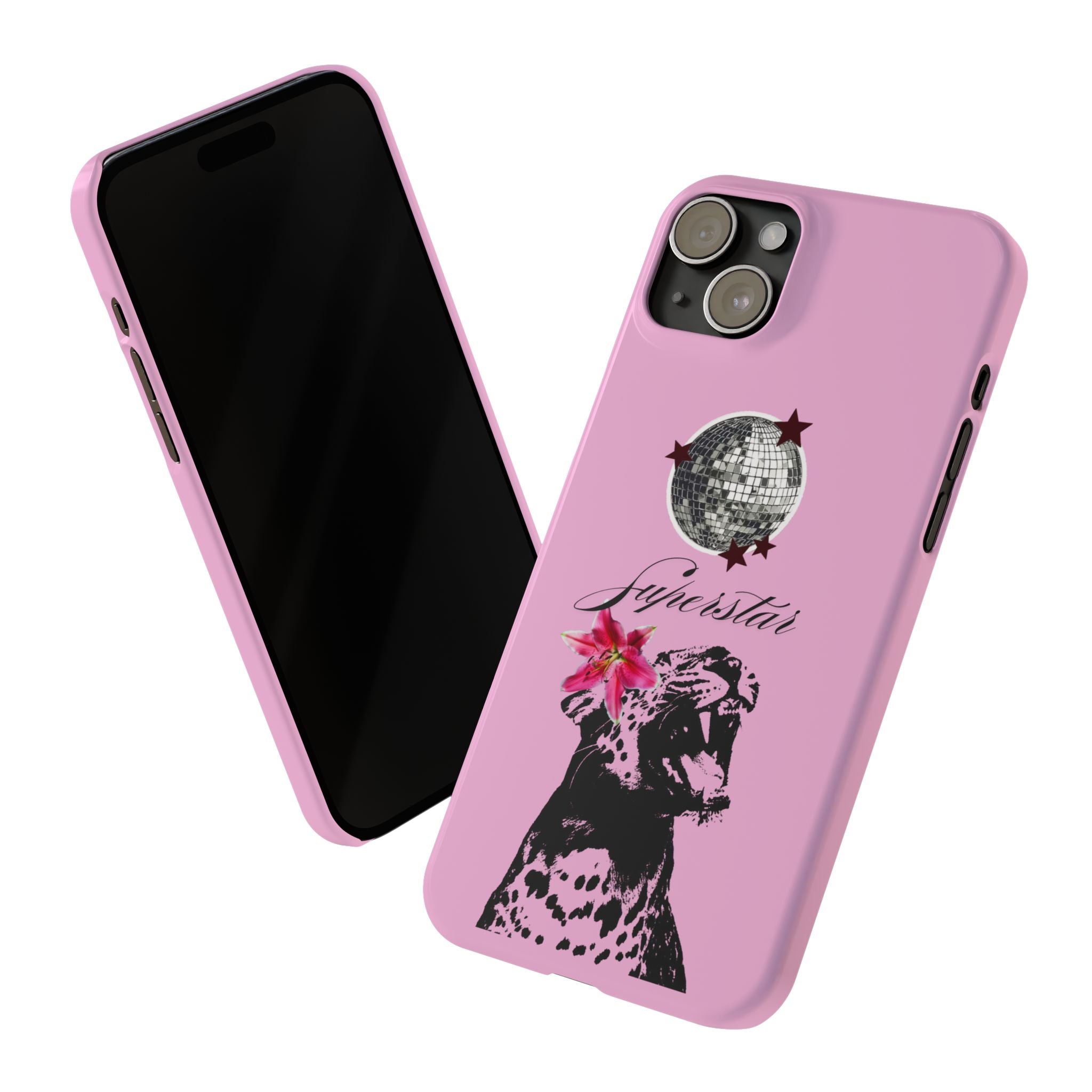 Pink Disco Cheetah "Superstar".