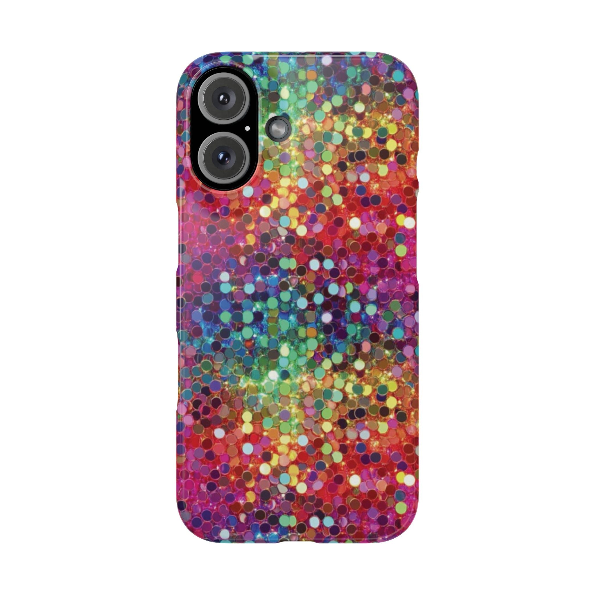 Colorful Glitter Confetti Dot Galaxy Pattern