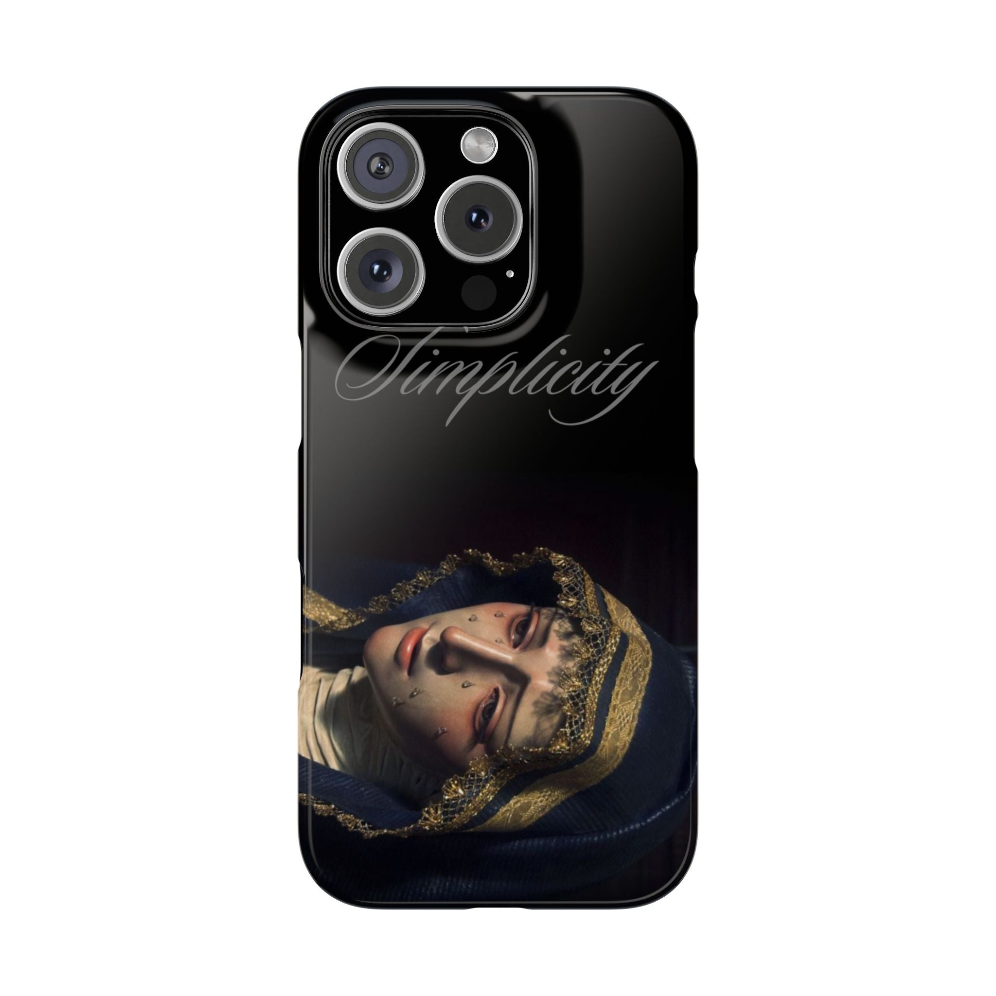 Simplicity Portrait Slim Phone Case — Elegant Vintage Art Cover