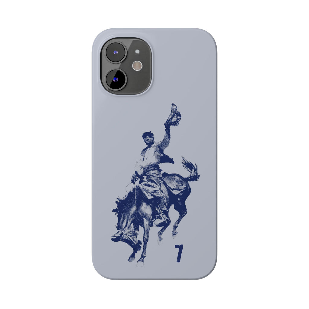 Vintage Rodeo Cowboy Illustration Slim Protective Case