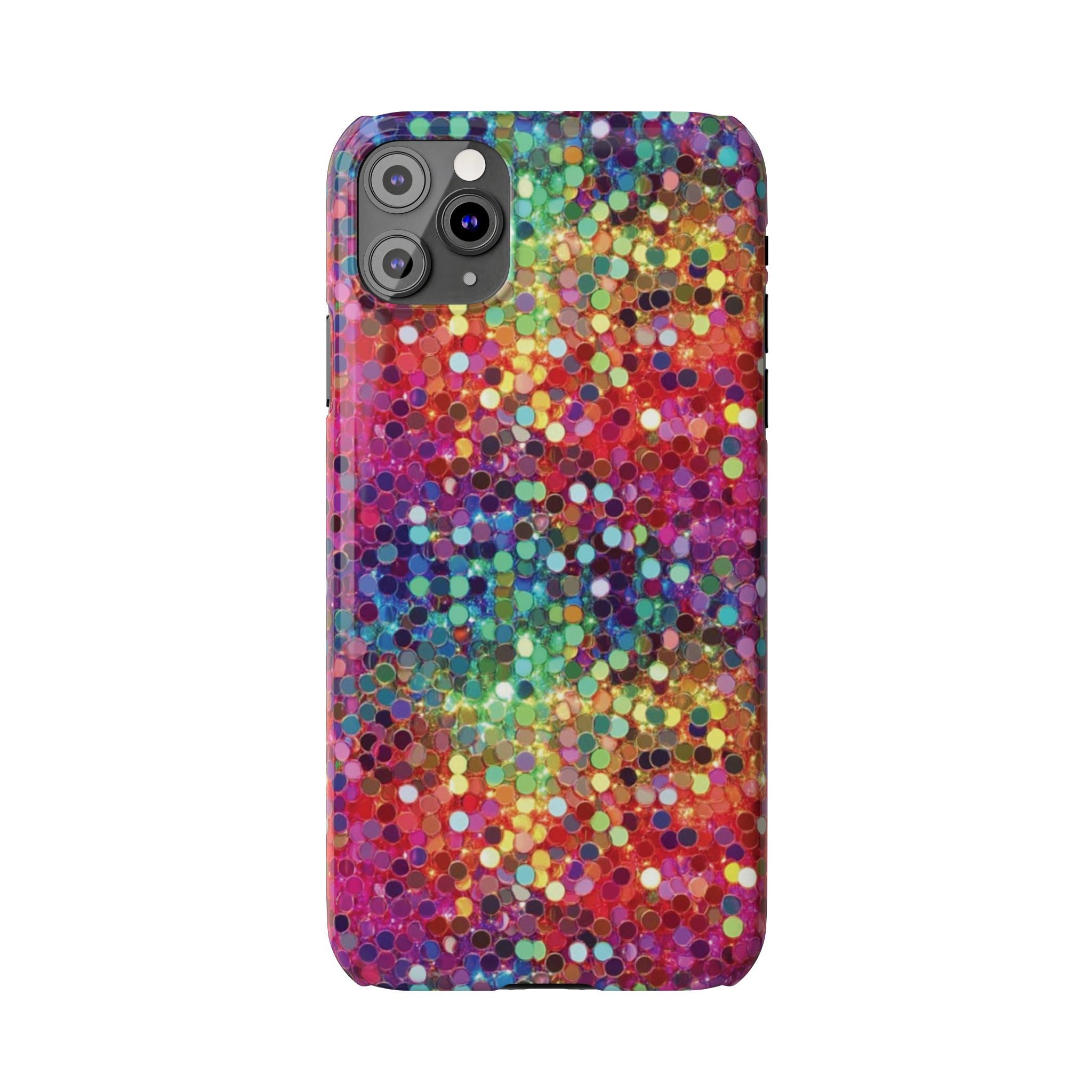 Colorful Glitter Confetti Dot Galaxy Pattern