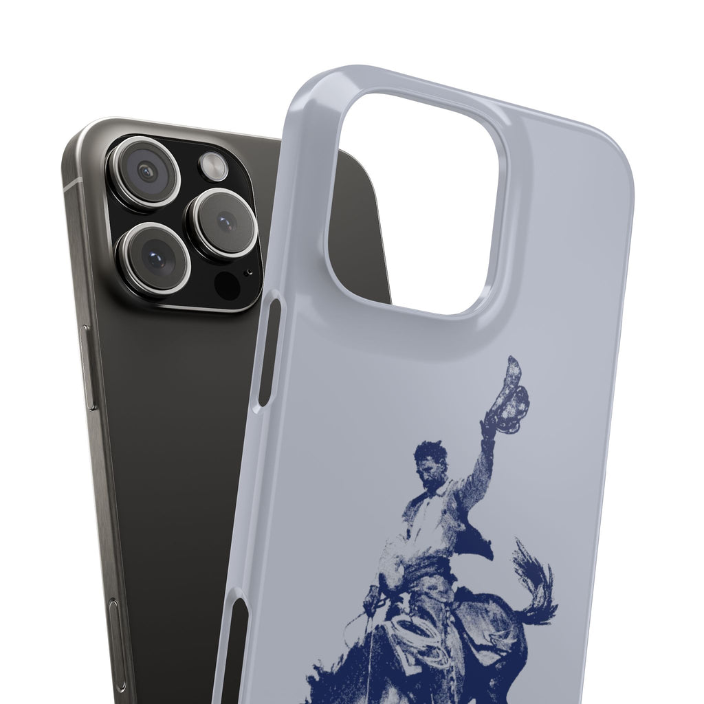 Vintage Rodeo Cowboy Illustration Slim Protective Case
