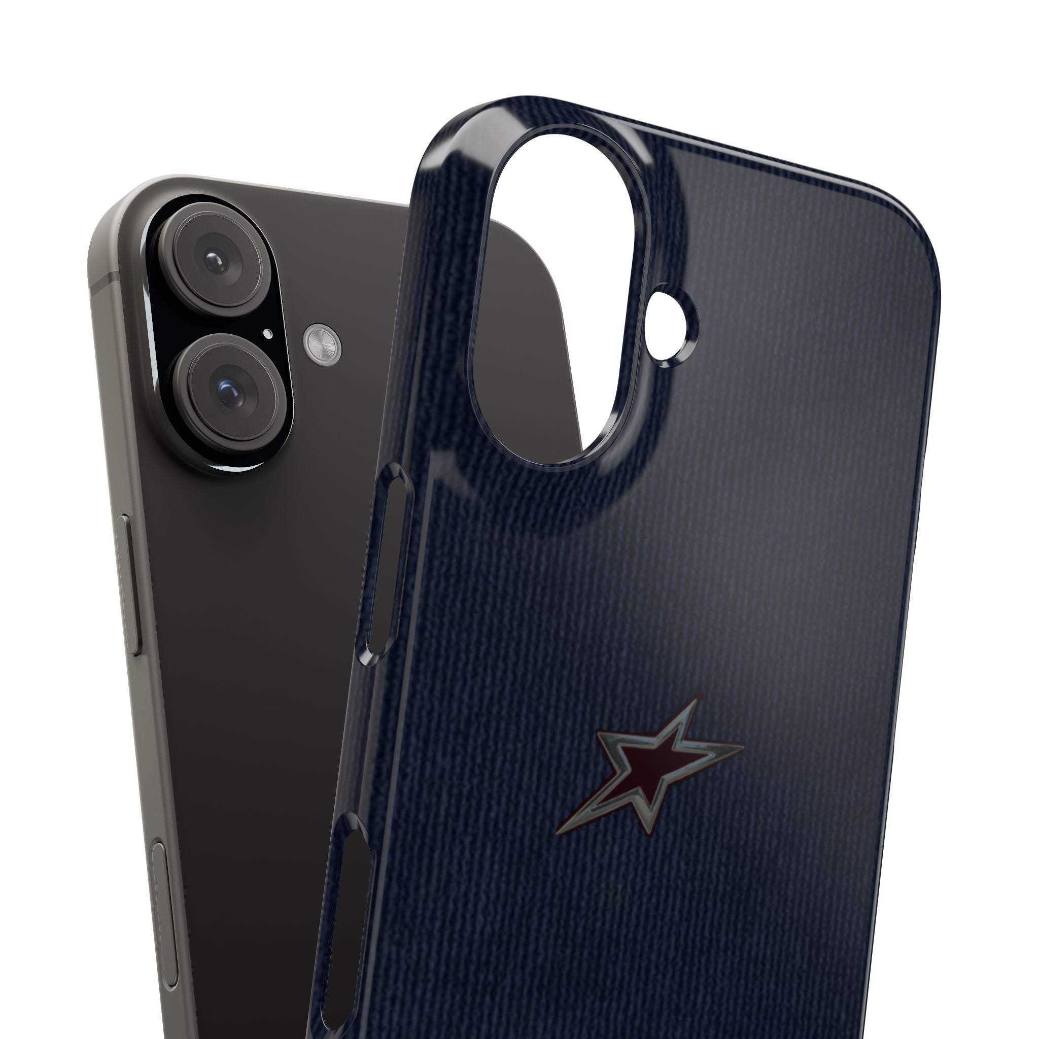Navy Star Accent with Red 777 Monogram