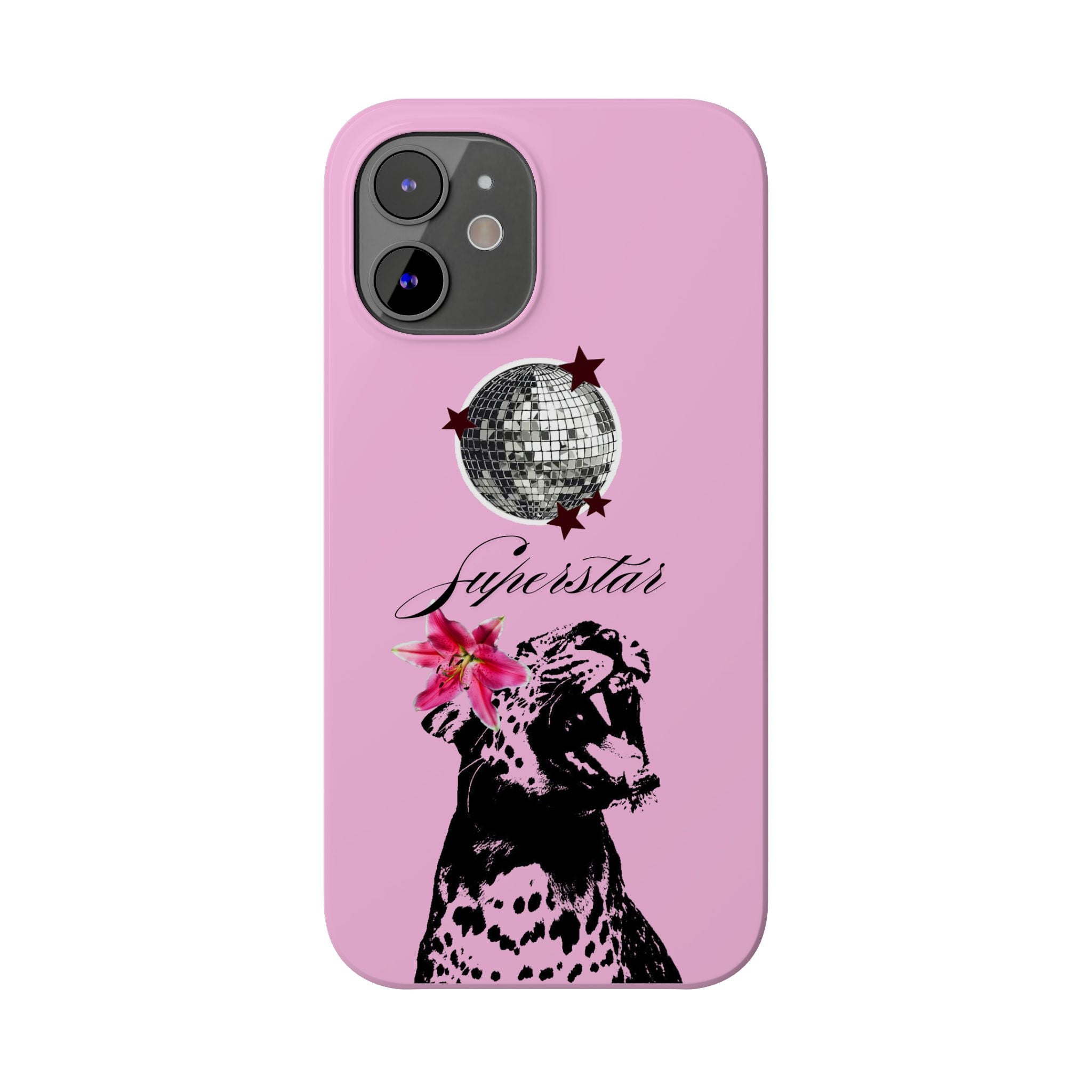 Pink Disco Cheetah "Superstar".
