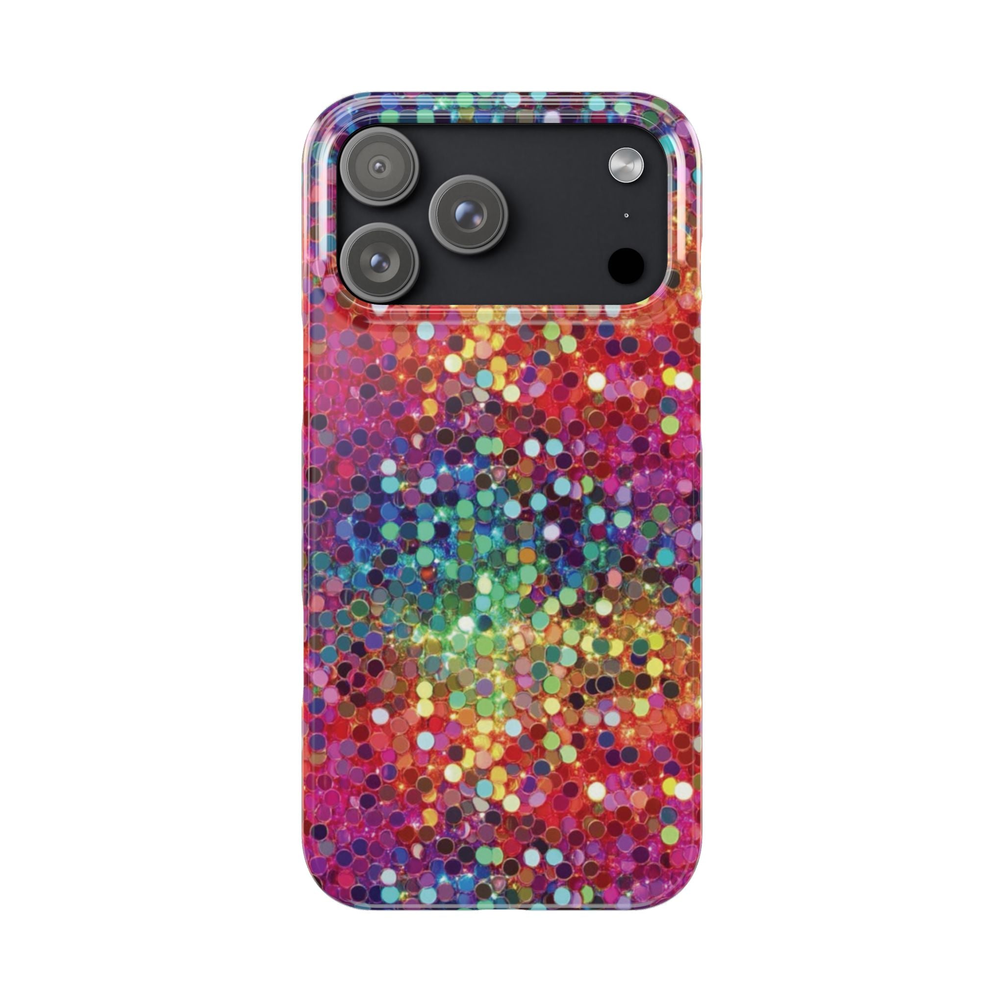 Colorful Glitter Confetti Dot Galaxy Pattern
