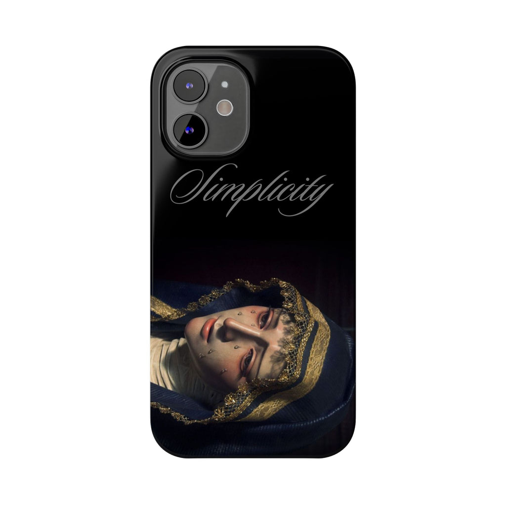 Simplicity Portrait Slim Phone Case — Elegant Vintage Art Cover