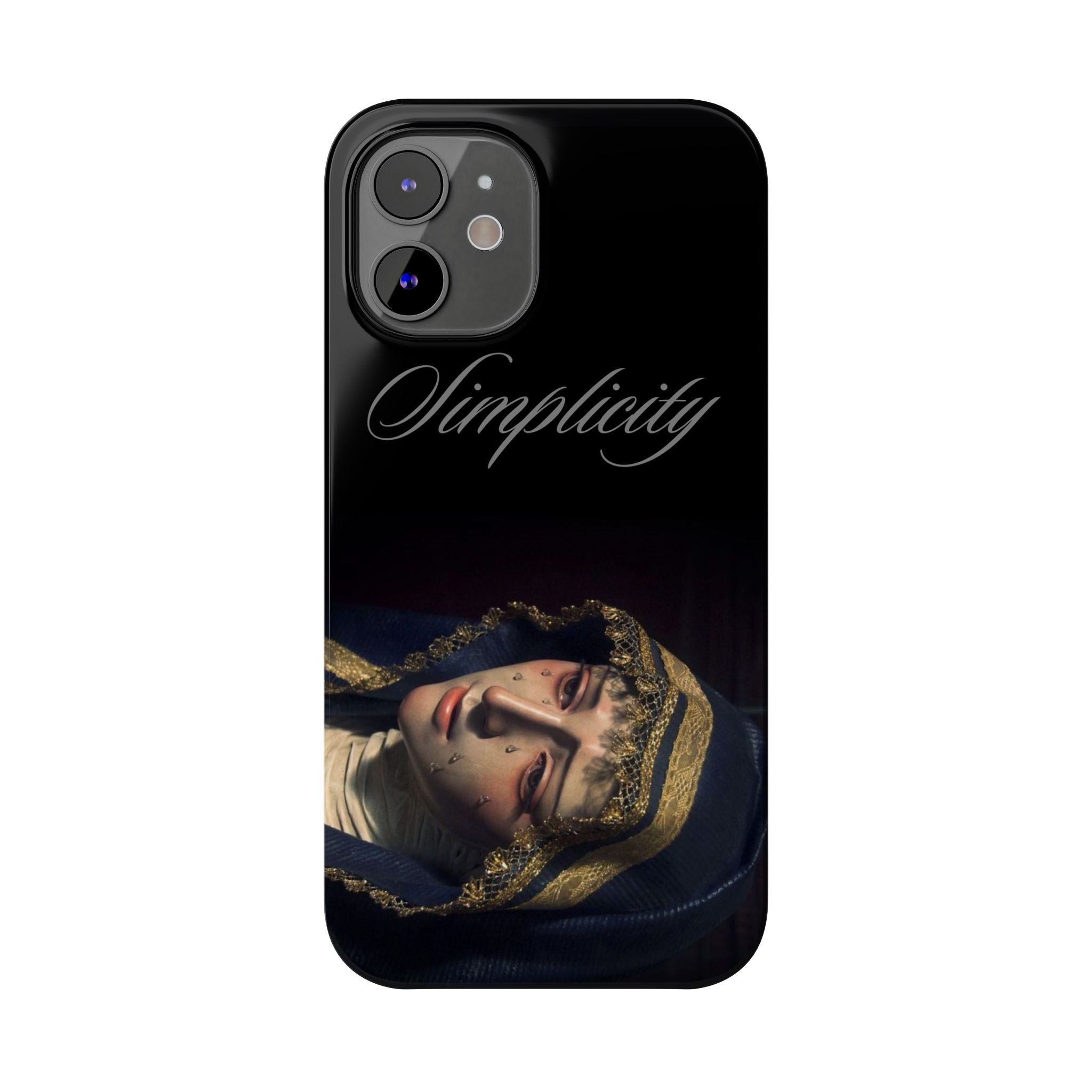Simplicity Portrait Slim Phone Case — Elegant Vintage Art Cover