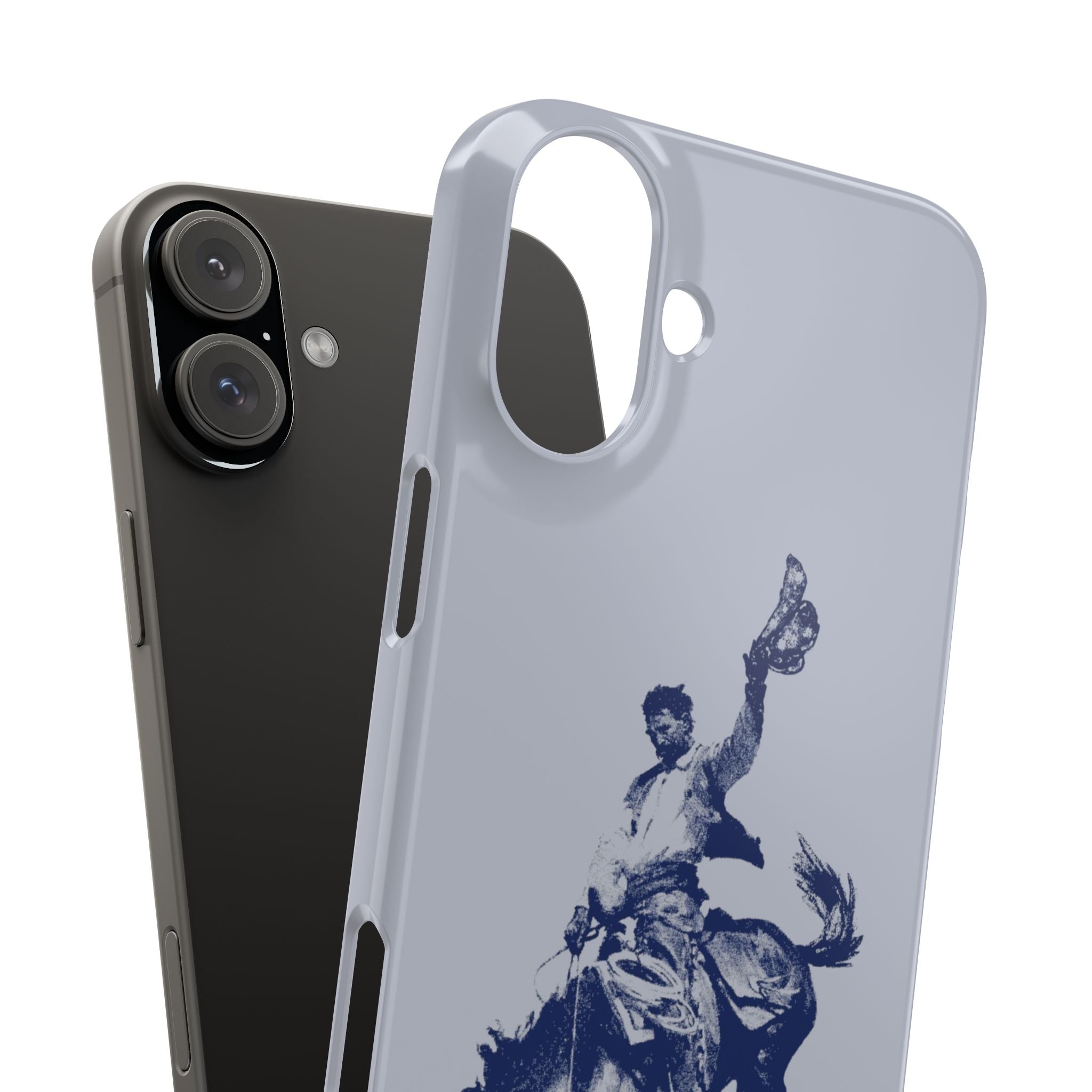 Vintage Rodeo Cowboy Illustration Slim Protective Case